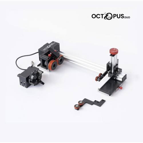 Octopus Duo 3-in-1 - sukamoji ašis AEON lazerinėms staklėms Octopus Duo 3-in-1 - sukamoji ašis AEON lazerinėms staklėms